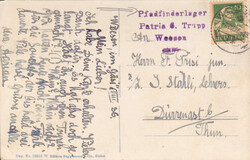 1926, "Pfadfinderlager Patria 6. Trupp Weesen" auf s/w Foto-AK ...