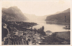 1926, "Pfadfinderlager Patria 6. Trupp Weesen" auf s/w Foto-AK ...