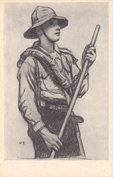 um 1920, "Der Pfadfinder" (W. Balmer), s/w Ansicht, ungebraucht.