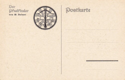 um 1920, "Der Pfadfinder" (W. Balmer), s/w Ansicht, ungebraucht.