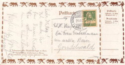 1925, "1. Schweiz. Pfadfinderlager in Bern", Sonderkarte je ...