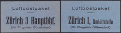 um 1920/30, "Zürich Dübendorf/Flugplatz", 5 versch. seltene ...