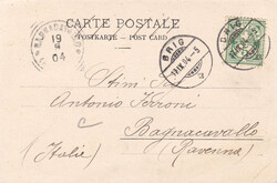 1904, "La Poste du Simplon", Postkutsche vor Restaurant "Berisal", ...