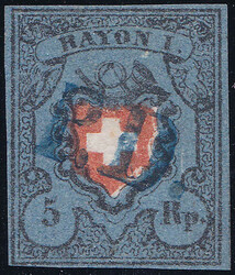 5655096: Rayon je, bleu foncé sans Croix Mont