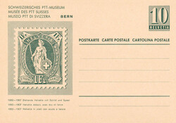 1958, Kartenset "Postmotive/Briefmarken", komplettes Set à 4 ...