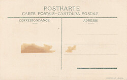 1950, OK Karte Chavezfeier 1950 mit rotem Zudruck, rücks. kleine ...
