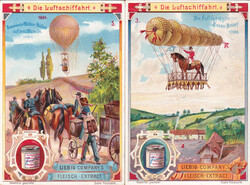 um 1920, "Ballon"-Luftschifffahrt, 3 versch. ...