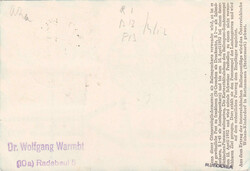 1952, Ballon "Zürich" auf A-PJ-Ballonpost mit seltener Zuleitung ab ...