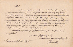 1875, "Bubikon 4 X 75", glasklar auf PK nach Wetzikon