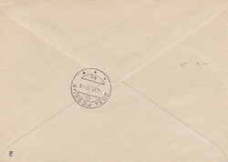 1972, "Boudry P 598 P", grüner R-Zettel für die Barfrankatur von ...