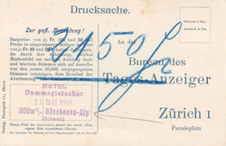 1908, "Abstimmung über Schweizer Briefmarken" mit 14 versch. ...