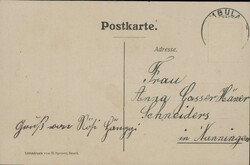 ca. 1910, "Aesch - Dorfplatz", s/w Lichtdruckkarte mit belebter Szene ...