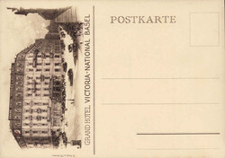 ca. 1910, "Grand Hotel Victoria-National Basel", grossflächig ...