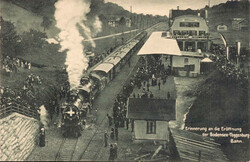 1910 (3.10.), Eröffnungskarte der Bodensee-Toggenburg-Bahn, ...