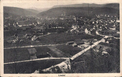 1915, "Liestal", s/w Lichtdruckkarte mit Generalansicht, passender ...