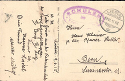 1915, "Liestal", s/w Lichtdruckkarte mit Generalansicht, passender ...