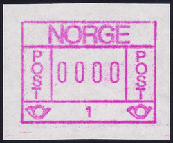 1978, Gerät Nr. 1, "0000" Kontrolldruck.