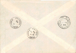 1970, 1Fr. Freistempel Luftpost-Frankatur (Typ 3 - Hasler) ...