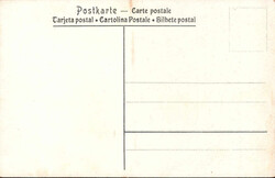 1912, Luftschiffreise London-Rom "Nächtliche Begegnung über dem ...