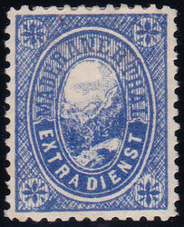 1884, Maderaner Tal, 5Rp. "neue Zeichnung", ultramarin, mit ...