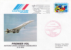 1976/82, "Concorde", 28 versch. Erst- und Sonderflüge, teils mit ...