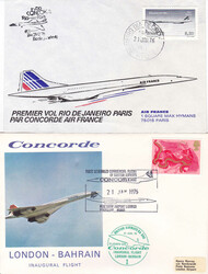 1976/82, "Concorde", 28 versch. Erst- und Sonderflüge, teils mit ...