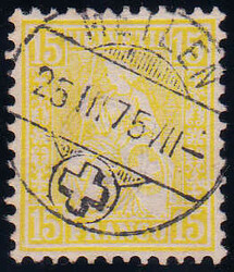 5655052: Cantón de Zúrich - Cancellations and seals