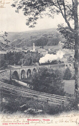 um 1910, Albula-Bahnlinie, 4 versch. s/w Lichtdruckkarten mit versch. ...