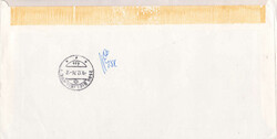 1976, 4.10Fr.-R-Express-Frankatur, u.a. mit der raren Paketmarke ...