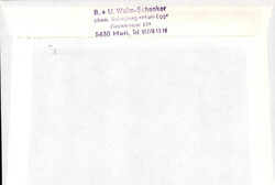 1975, "Aettenschwil 29.VIII.75", der seltene Aushilfsstempel ...