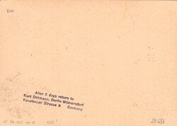 1954, Zürich - Sao Paolo (27.V.54) mit Zubringer ab Ostberlin (24.V ...