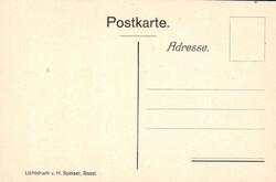 um 1910, "Langenbruck - Post", belebte s/w Lichtdruckkarte mit ...