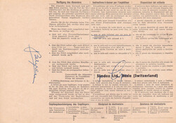 1959, 66.90Fr.-Afrika-Frankatur auf Begleitadresse von Basel (16.XI ...