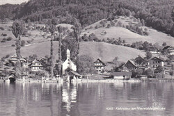 1966, "Kehrsiten", Werbe-/Kurortstempel auf PTT-Faltblatt, dazu noch ...