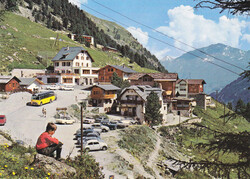 1965, "Arolla 26.8.65", Werbe-/Kurortstempel auf PTT-Faltblatt mit ...