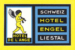 um 1920/30, "Hotel-Kofferetiketten" vom "Pilatus" in Alpnachstad ...