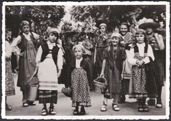 um 1940, "Tessiner Kindergruppen", 3 versch. s/w Fotoansichten.