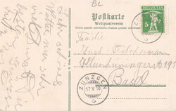 1910, "Zunzgen", s/w Lichtdruck mit dem "Gasthaus zum Rössli", ...