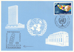 1978, "blaue Karte 15.9.78" mit Zudruck "Hamburg 15.-16.9.78".