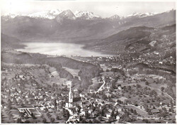 um 1940/50, "Kerns", s/w Fotokarte aus dem Flieger.
