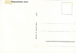 um 1940/50, "Kerns", s/w Fotokarte aus dem Flieger.
