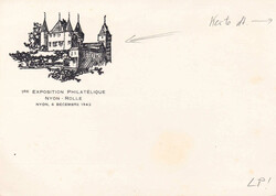1942, T.d.B. Genève, rückseitig mit Zudruck "Nyon" auf der dt. ...