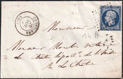 Ca. 60 Briefe vorallem mit blauen 20C. Frankaturen