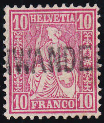 5655059: Canton Glarus - Cancellations and seals