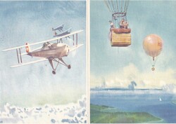 1946, Pro Aero, 6 Flüge (4 verschiedene Flüge, 2 doppelt) auf 6 ...