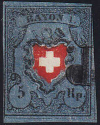 5655096: Rayon je, bleu foncé sans Croix Mont