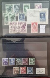 57 Steckkarten mit Marken oder Sätzen Vatikan, auch bessere Werte ...