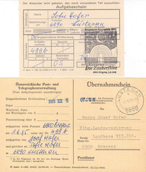 1965/85, 7 Schiffspost-Briefe, u.a. R-Brief der "MS Austria" mit ...