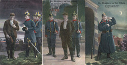 k&amp;k 1. WK, Lot von 14 versch. Postkarten mit verklärenden, ...