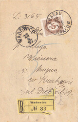 ab 1894, Lot von 34 Belegen: 6x R-Belege aus dem heutigen Polen mit ...